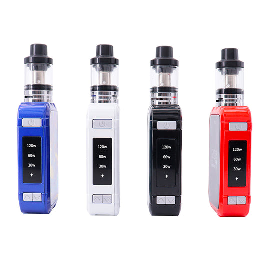 Original Box mod P10 120w vape kit Huge vapor 2200mah Built-in battery 2ml Tank Vaporizer Free Shipping