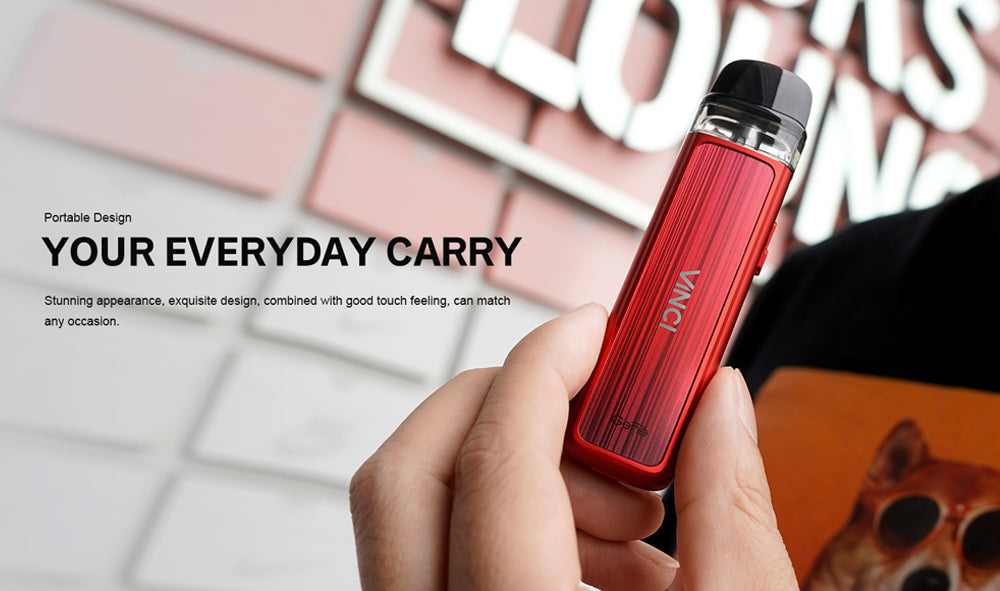 Original VOOPOO Vinci Pod Kit 15W 800mAh Battery Vape Resistance Cartridge Adjustable Airflow System Free Shipping