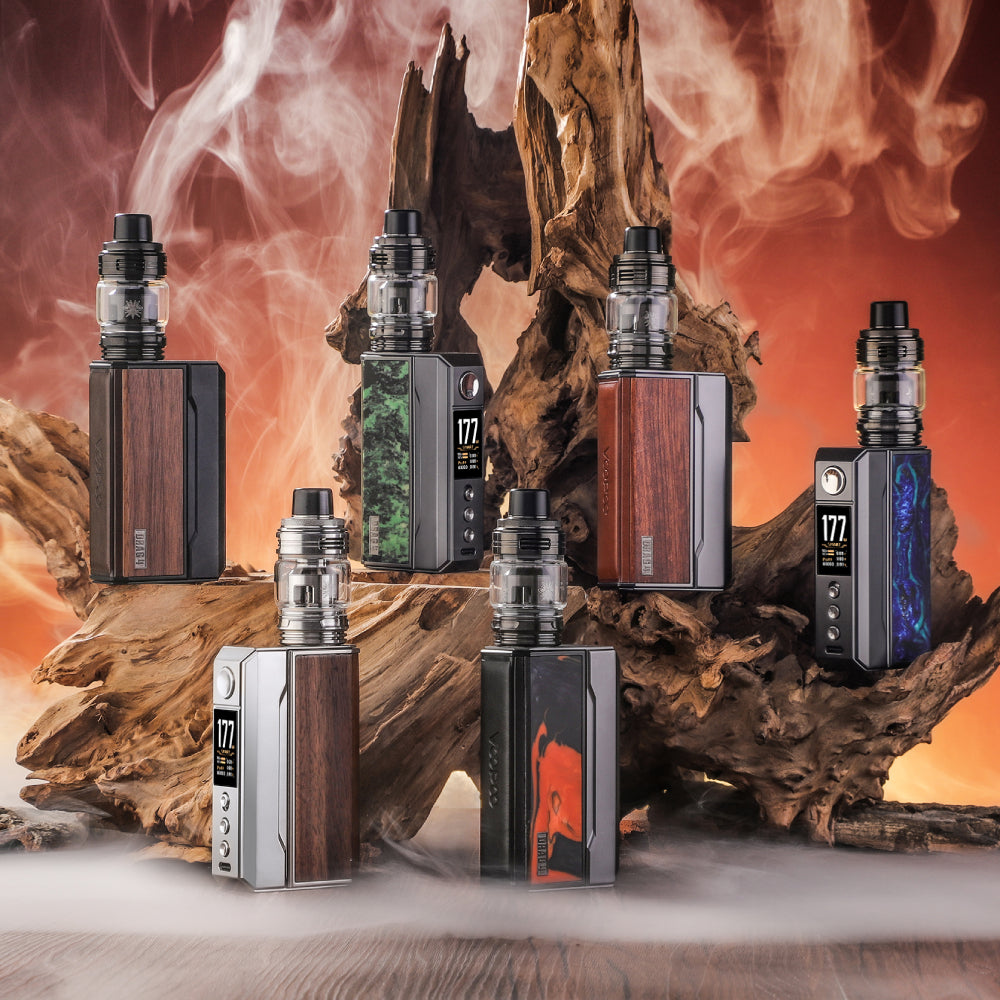 Original VOOPOO Drag 4 Kit 177W Vape Mod 5.5ml UFORCE-L Tank External 18650 Vaporizer Free Shipping