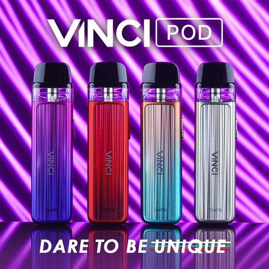 Original VOOPOO Vinci Pod Kit 15W 800mAh Battery Vape Resistance Cartridge Adjustable Airflow System Free Shipping