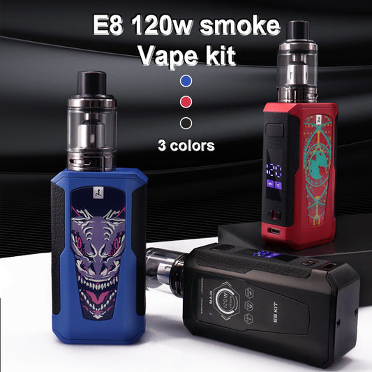 Original Vape Pod Smoke 120W Box Mod Kit 1800mah 2.5ml Atomizer OLED Screen Vaporizer Vaper Shisha Ecig