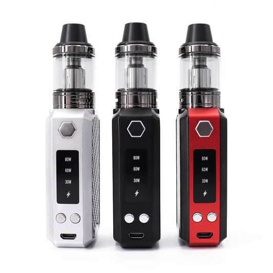 Original Vape Box Mod Kit Vapor 80W OLED Device With 2200Mah Built-In Batteries Rechargeable Vape Ecig