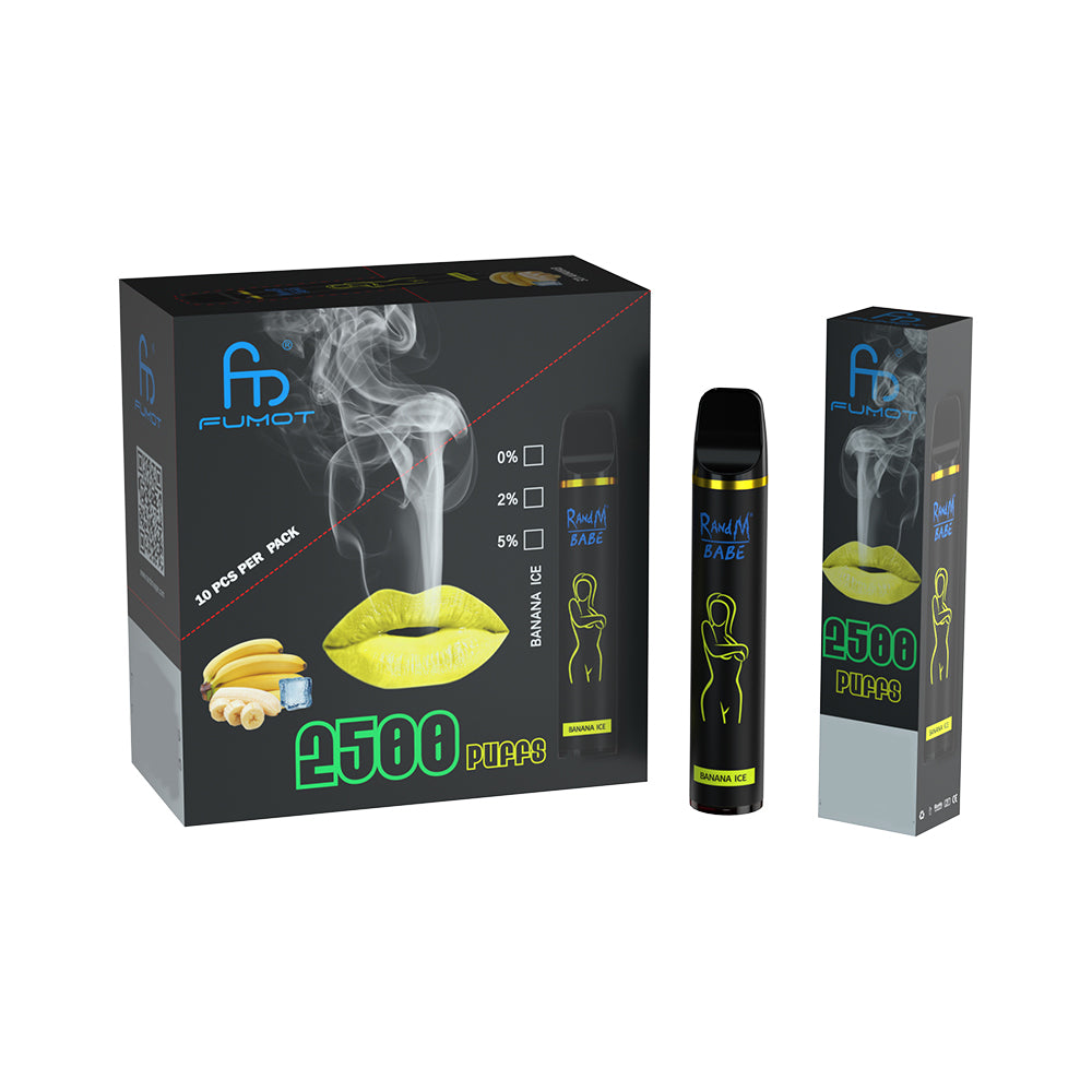 Original High Quality RandM Babe 2500 Puffs Vape Kit Device (Free Shipping)