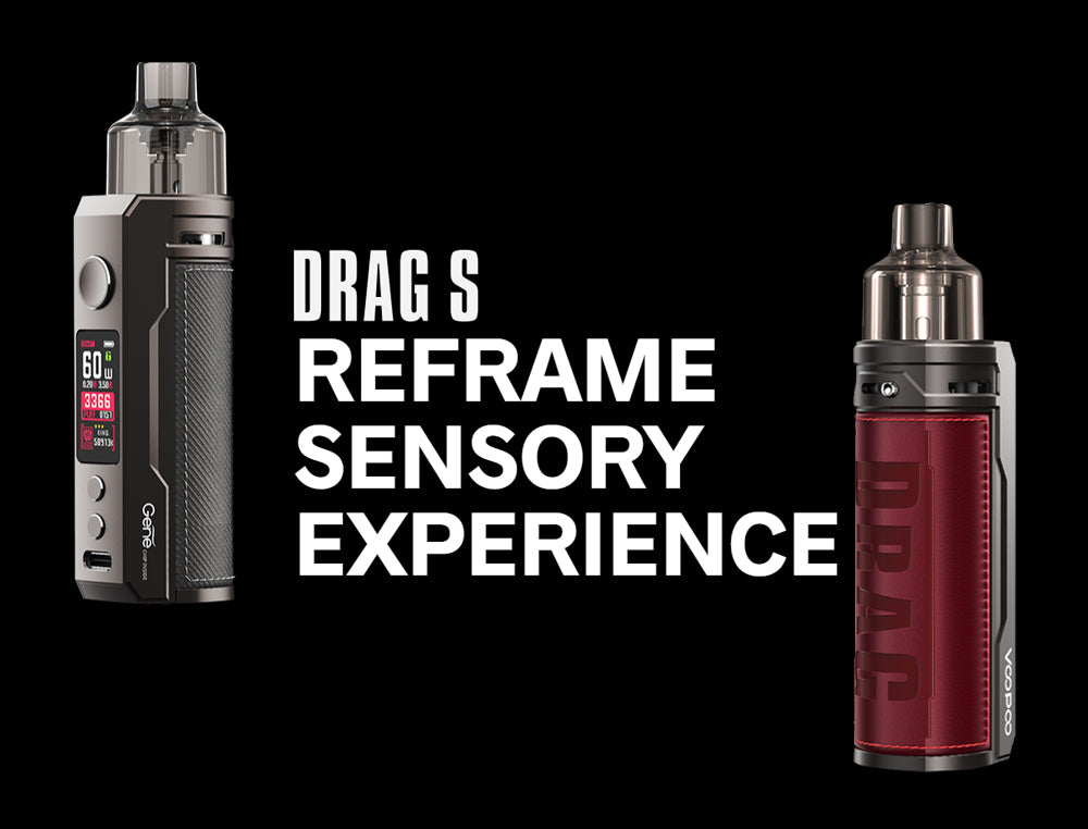 Original VOOPOO Drag S Drag X Pod Mod Vape Kit 4.5ml PnP Tank GENE.TT Chip Free Shipping