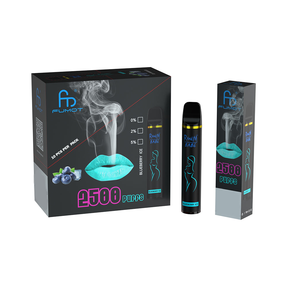 Original High Quality RandM Babe 2500 Puffs Vape Kit Device (Free Shipping)