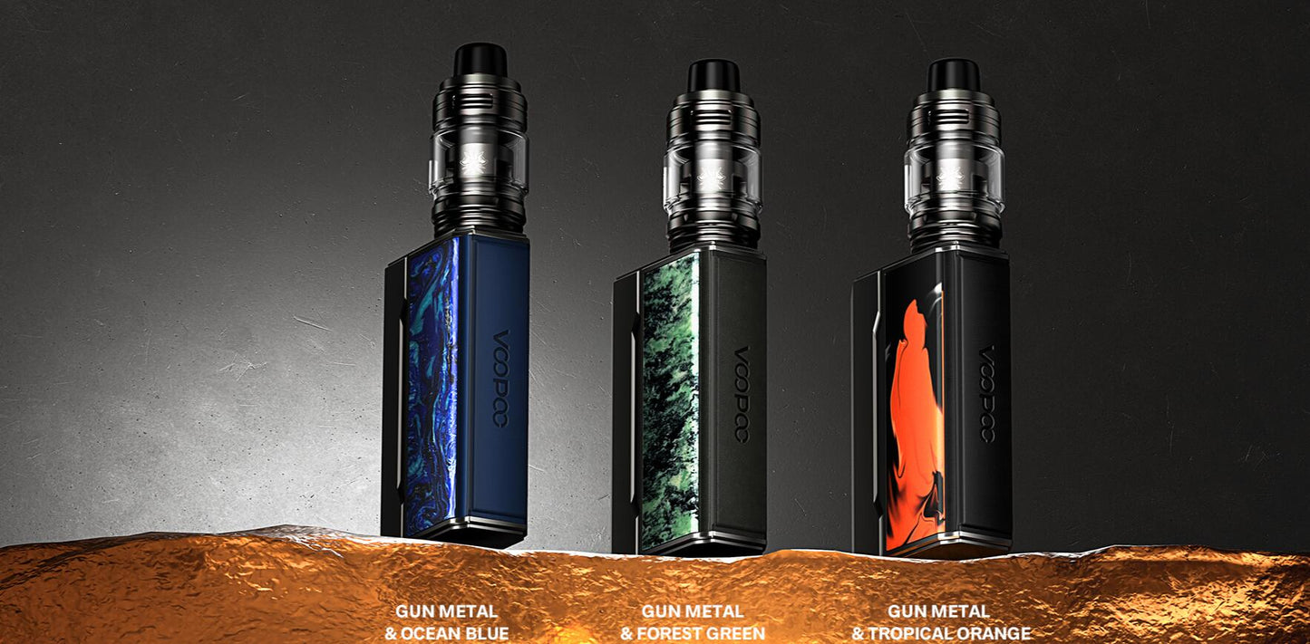 Original VOOPOO Drag 4 Kit 177W Vape Mod 5.5ml UFORCE-L Tank External 18650 Vaporizer Free Shipping