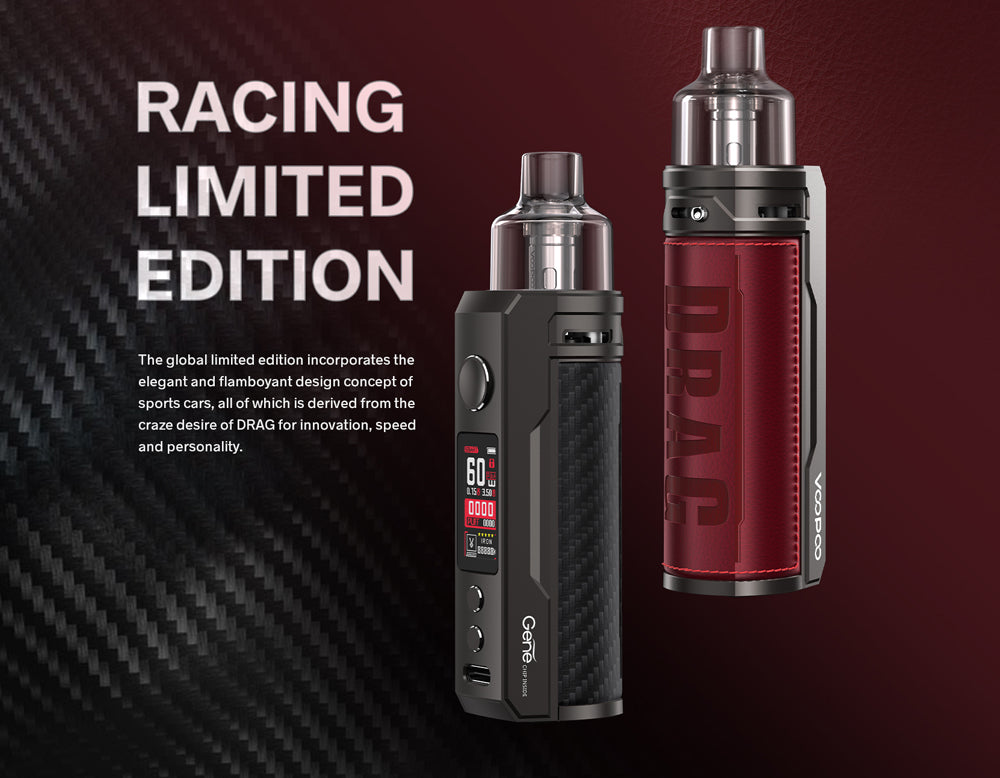 Original VOOPOO Drag S Drag X Pod Mod Vape Kit 4.5ml PnP Tank GENE.TT Chip Free Shipping