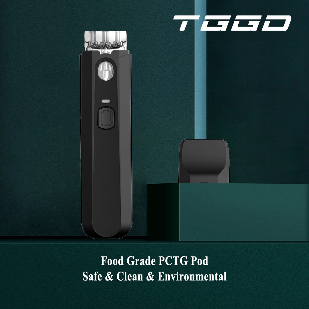 Original TGGD Vape Pen Pod Kit 270mah Rechargeable Battery 1ml Ceramic Coil Free Shipping