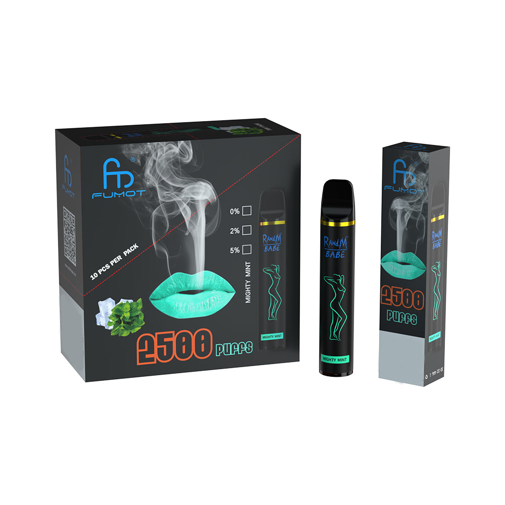 Original High Quality RandM Babe 2500 Puffs Vape Kit Device (Free Shipping)