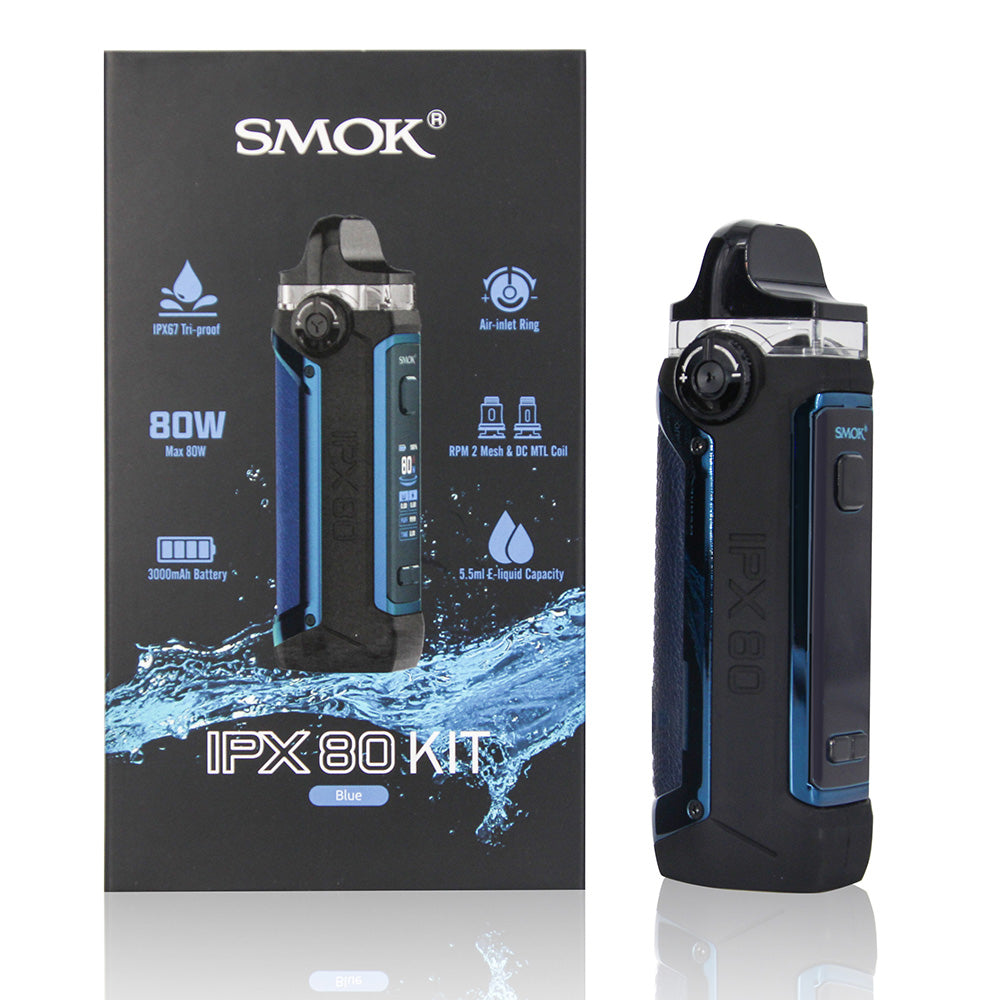 Original SMOK IPX 80 Pod Mod Kit 3000mAh Vaporizer 5.5ml RPM 2 Cartridges Pod Coils Free Shipping