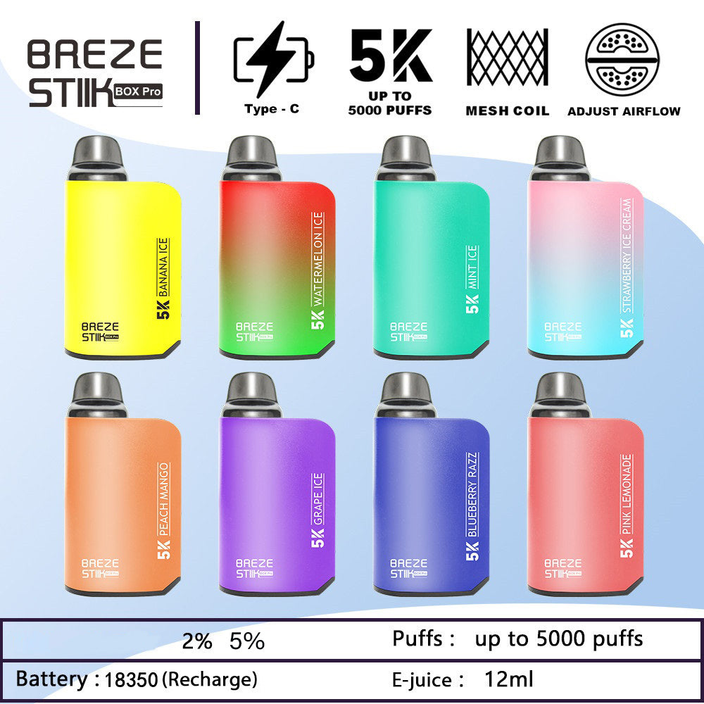 Breze Stiik Original RandM Disposable Vape Electronic Cigarette