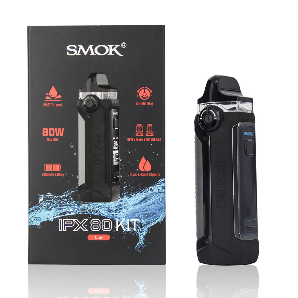 Original SMOK IPX 80 Pod Mod Kit 3000mAh Vaporizer 5.5ml RPM 2 Cartridges Pod Coils Free Shipping